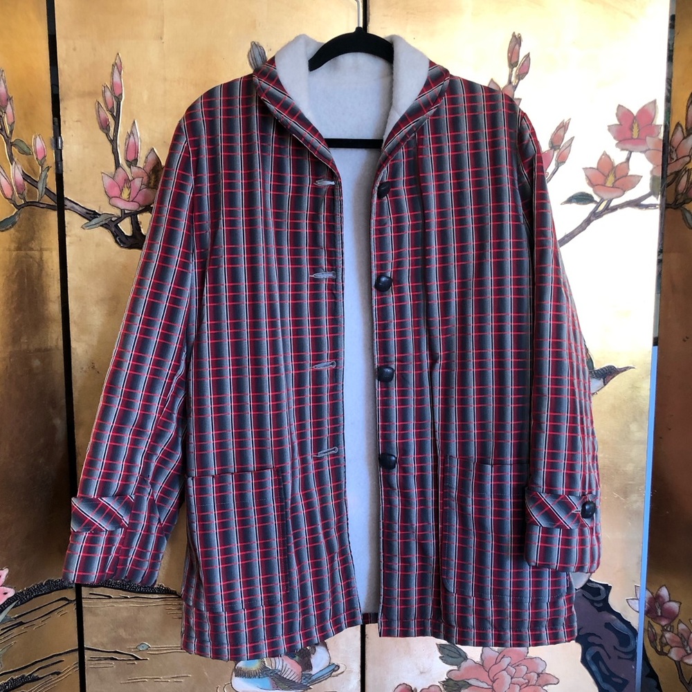 Vintage 1950s “Great Six” Lined Winter Sports Jacket - Amazing Shape - Size M